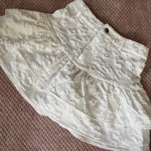 Xs white skirt